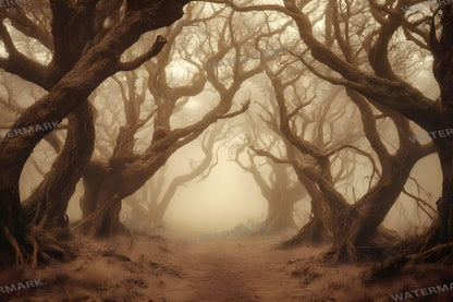 Spooky Forest Digital Photography Backdrops - Dark Woods Photoshop Overlays - Halloween Fantasy Backgrounds - Digital Master Composites