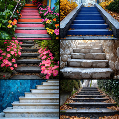 Stairs Photography Backdrop Digital Download, Elegant Staircase Background for Portrait Photoshoot, Photo Prop, Scenic Digital Background