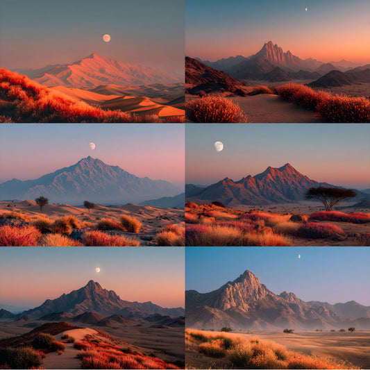 Tranquil Desert Sunset Digital Backdrop, Photography Background for Portraits, Photo Prop, Scenic Desert Scene, Printable Photography Overlay