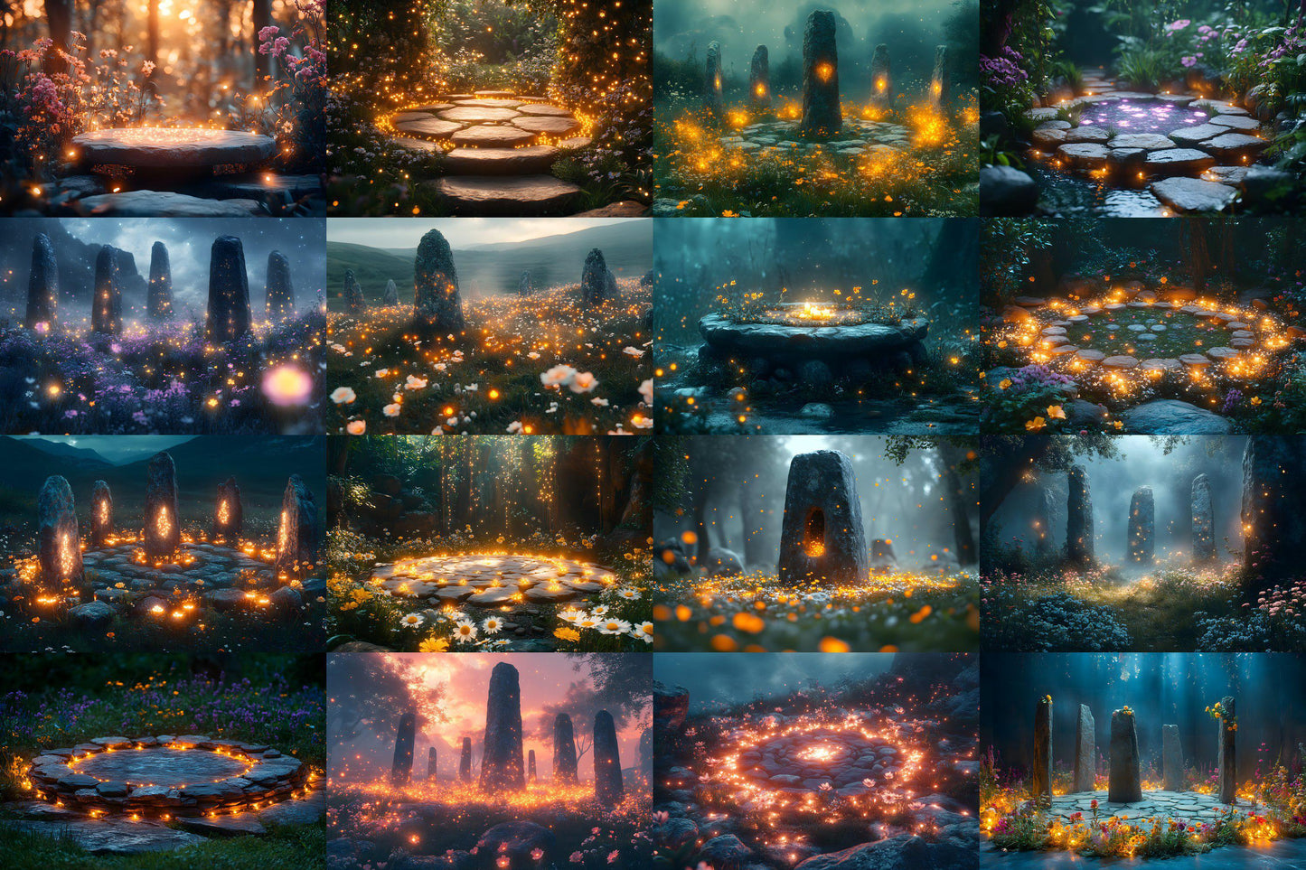 Mystic Fairy Backdrops for Photography, Fantasy Themes, Magical Scenes, and Photoshop Projects - Fairytale Backgrounds