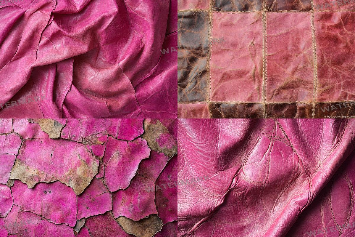 Weathered Pink Leather Backdrops for Photography Overlays  Warm PNGs for Artists  Designers  00x00px