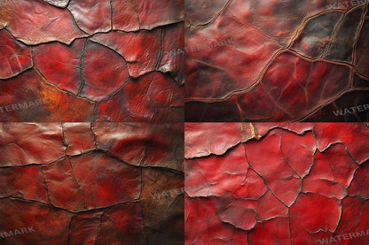 Red Weathered Leather Textures Photography Backdrops for Photoshop - Warm Aesthetic Backgrounds for Digital Art  Photo