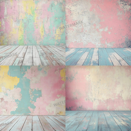 Shabby Pastel Colored Dreamy Digital Backdrops, Studio Backdrops, Photoshop overlays, Studio Photography Background Easter, Birthdays