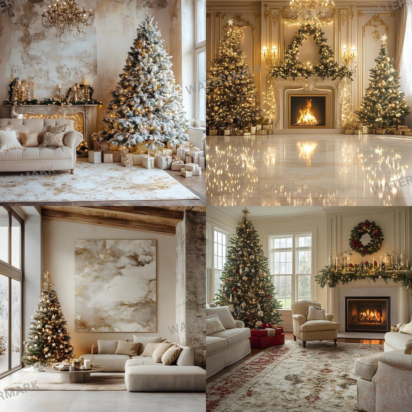 Golden Noel Christmas Backdrop, Digital Backdrop, Santa Christmas Backdrop For Kids Family, Festive Digital Download Christmas Background
