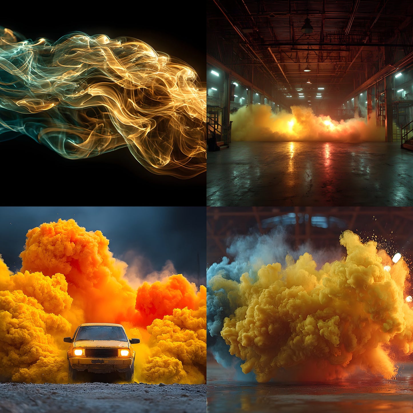 Yellow Smoke Photography Backdrop, Abstract Texture Background for Portraits, Dramatic Fine Art Digital Download, Photo Overlays