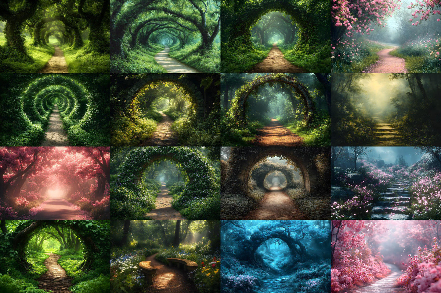 Enchanted Forest Backdrops, Photography ��������� Magical Forest Storytelling Backgrounds, Magic Woodland, Fairytale & Floral Backdrops