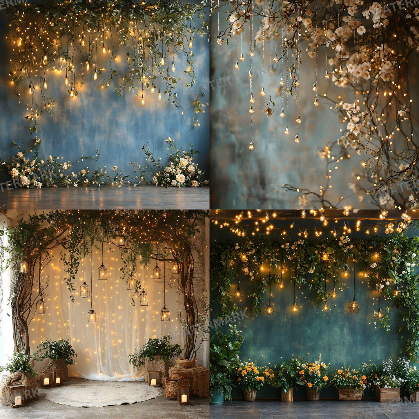 Twinkling Stars Fairy Photography Backdrop 96x96px - Ideal for Studio Portraits  Composites
