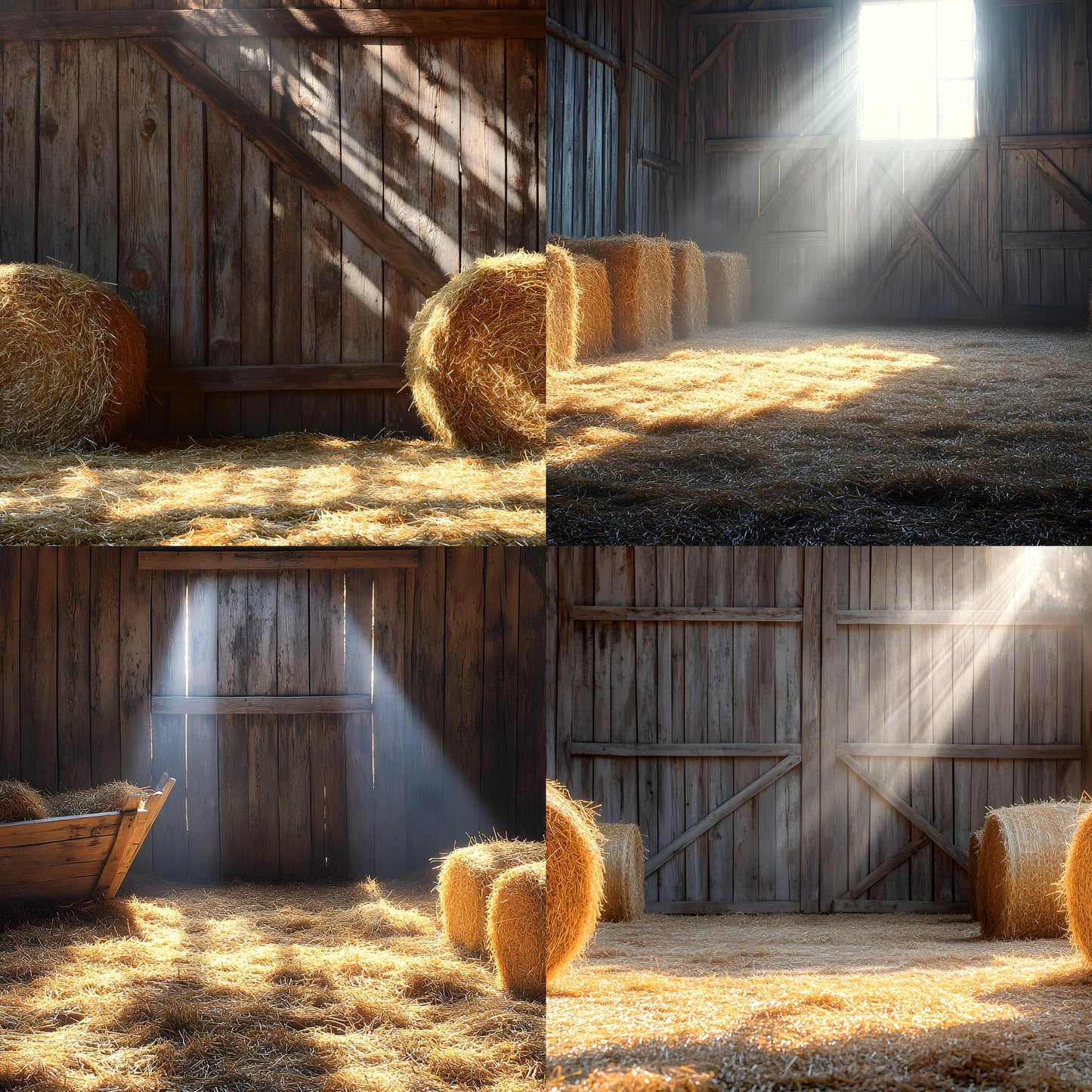 Rustic Barnyard Photography Backdrop, Vintage Farm Scene Background, Digital Download for Portrait Photoshoot, Photo Booth Prop