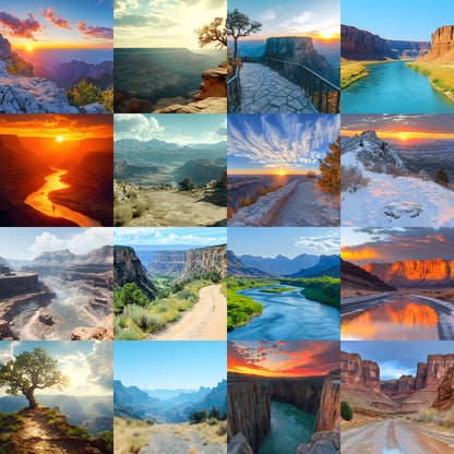 Grand Canyon Digital Backdrop, Arizona Photography Background, Scenic Western Photo Prop, Travel Photography, Desert View, Printable Wallpaper