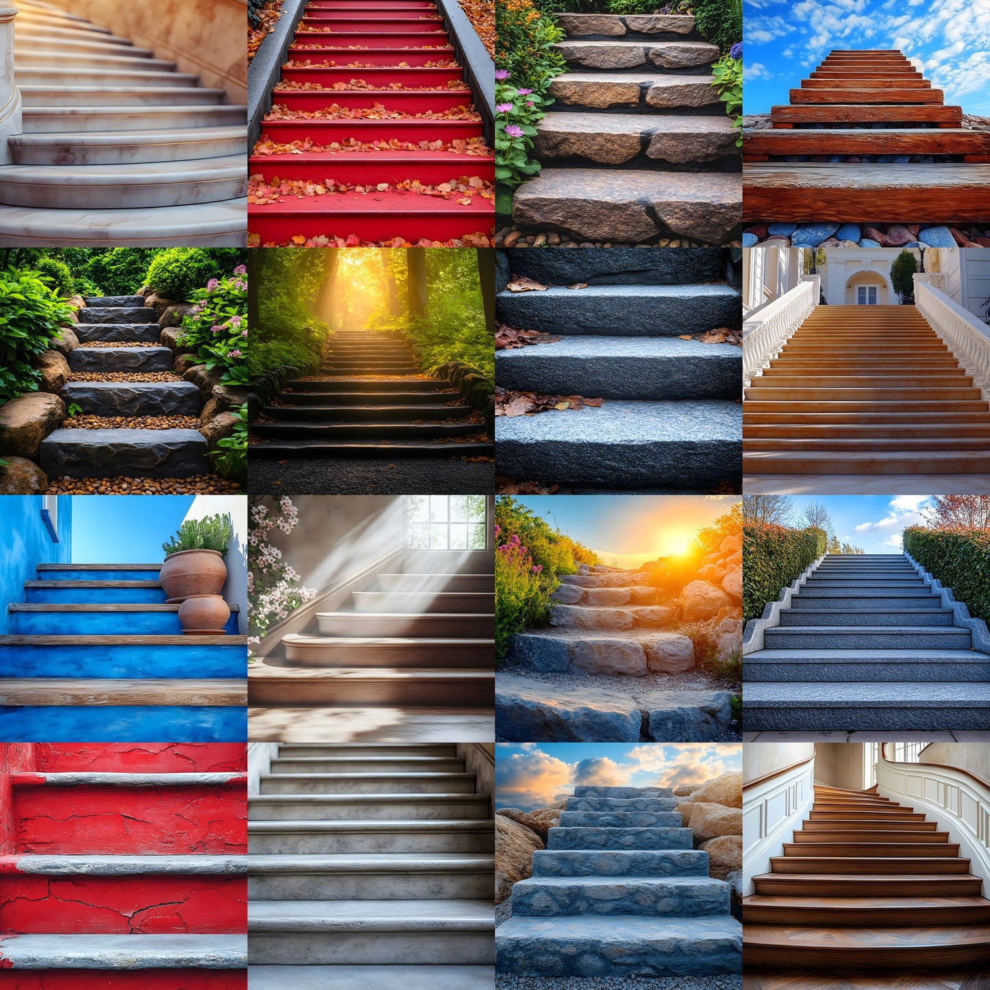 Staircase Photography Backdrop Set, Elegant Stairway Digital Backgrounds, Photo Overlays, Fine Art Photography