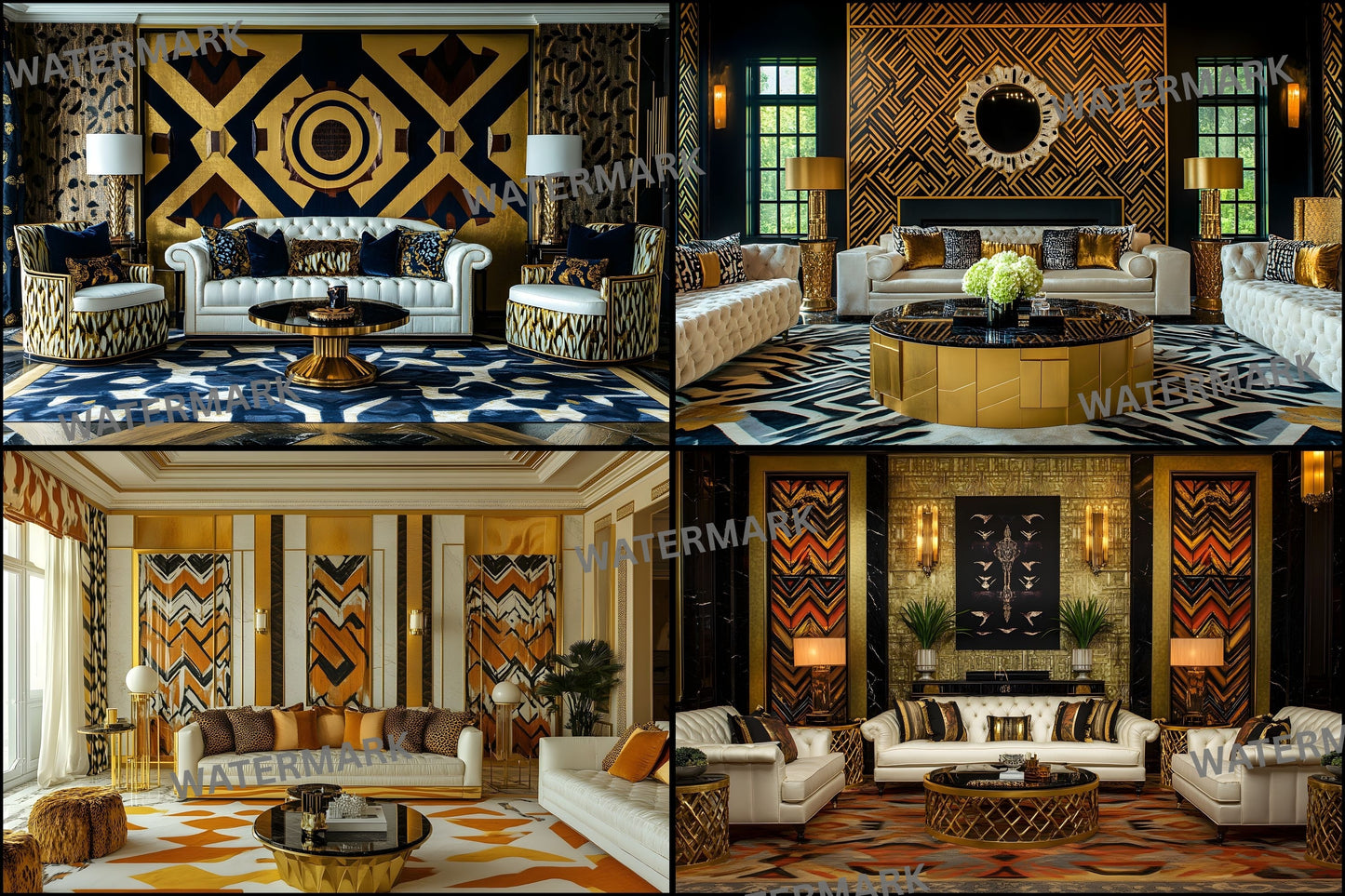 Art Deco Digital Backdrop, Gatsby Background, Printable Photography Background, Elegant Party Photo Booth, Gold Black Flapper Theme, Landscape