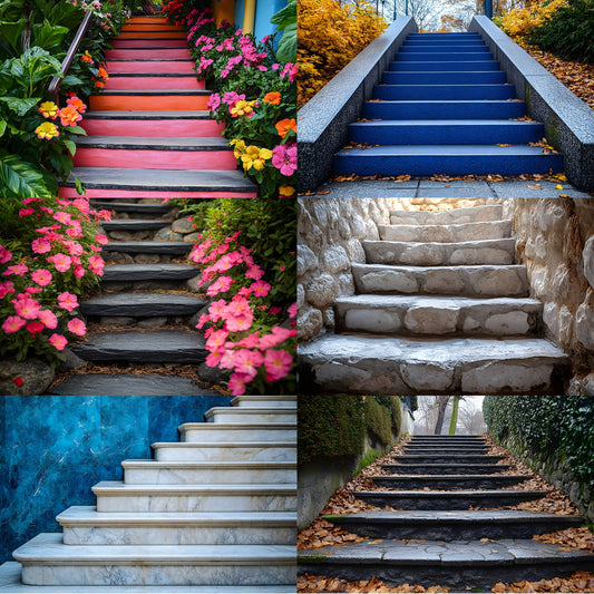 Stairs Photography Backdrop Digital Download, Elegant Staircase Background for Portrait Photoshoot, Photo Prop, Scenic Digital Background
