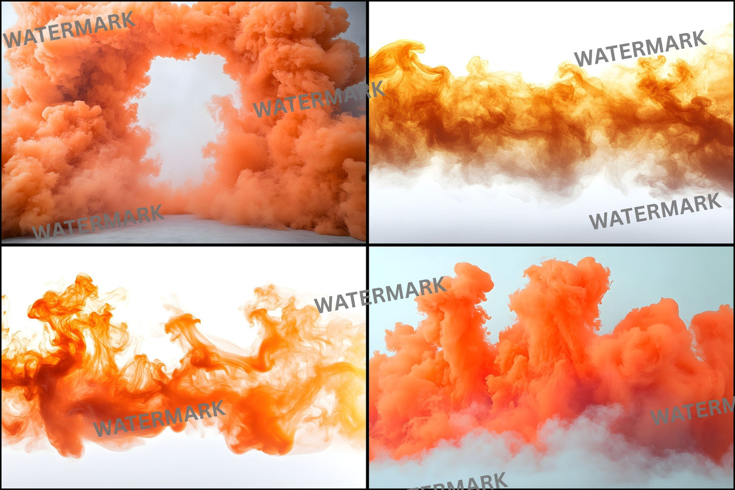 Orange Smoke Sports Photography Backdrop, Dynamic Athlete Background, Themed Digital Wallpaper, Action Photo Booth Prop, Images