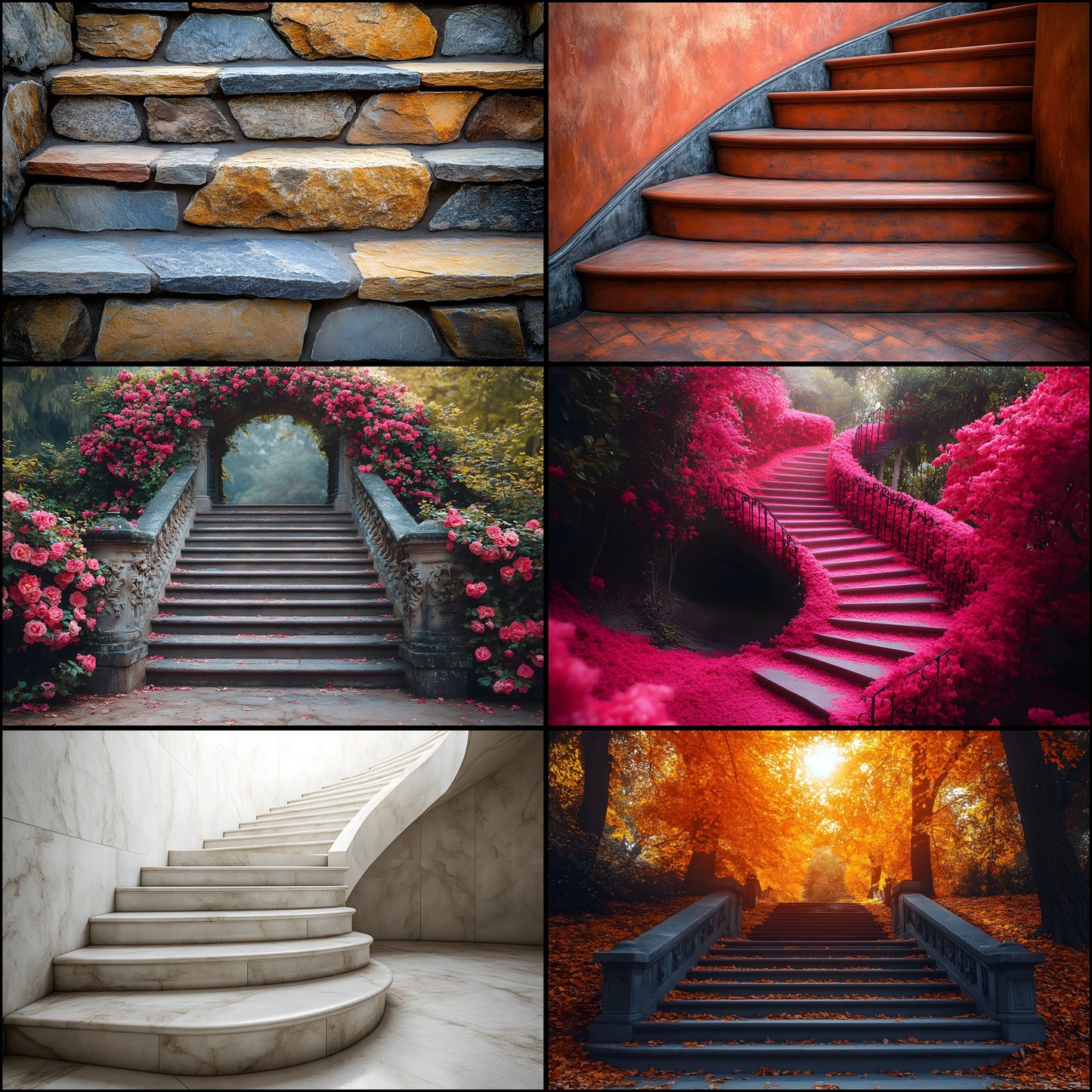 Staircase Digital Backdrop, Elegant Stairway Background, Photography Prop, Fantasy Stairway, Photo Overlay