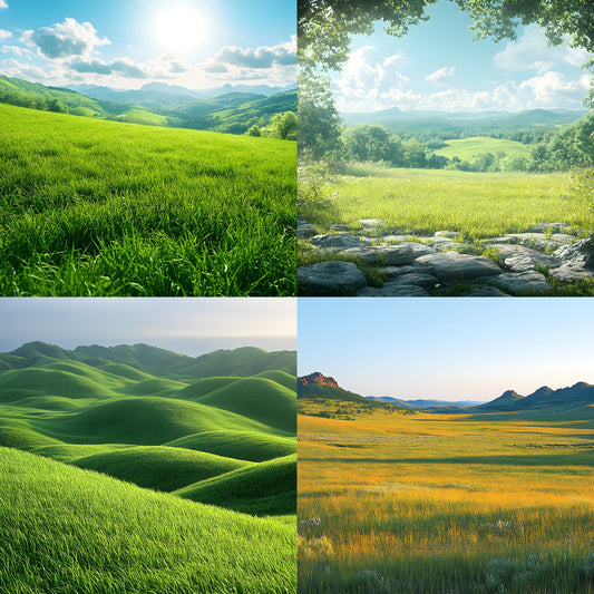 Grassland Digital Backdrop, Photography Background, Rolling Hills Scene, Nature Photo Prop, Outdoor Meadow, Scenic Photography, Green Field