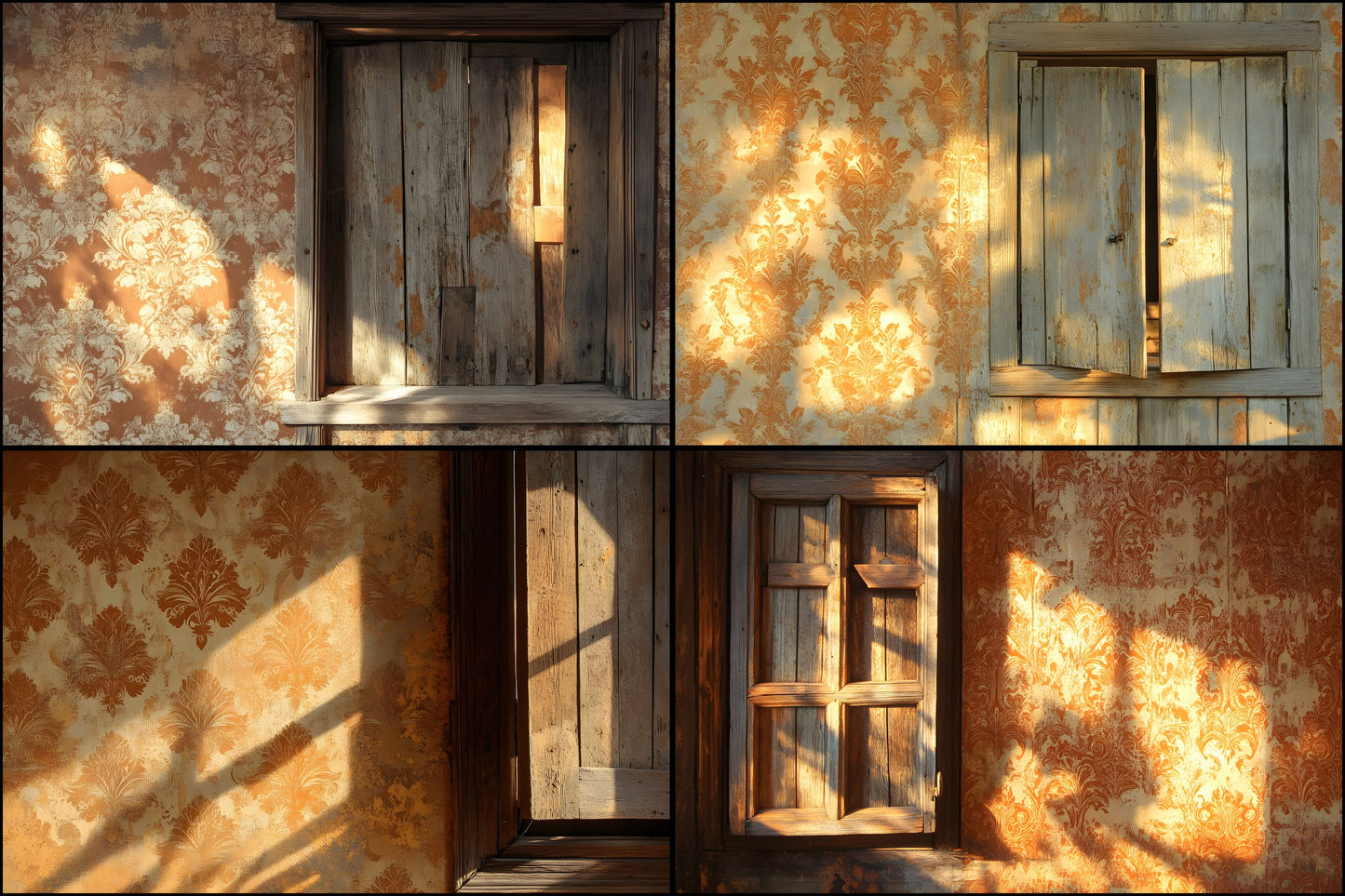 Rustic Golden Light Digital Backdrop, Warm Photography Backgrounds, Photo Wallpaper, Portrait Photography, Dreamy Photo Overlays