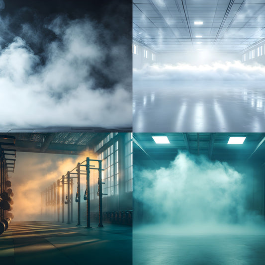 Futuristic Crossfit Studio Digital Backdrop, White Gym Background, Fitness Photography, High Resolution, Instant Download