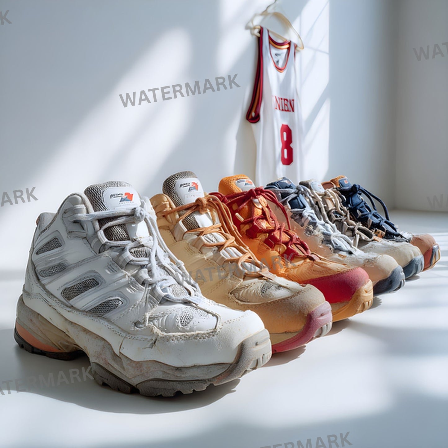 Basketball Photo Backdrop, Sports Photography Background, Worn Shoes Digital Backdrop, Athlete Portrait, Sports Theme, Action Shot Prop