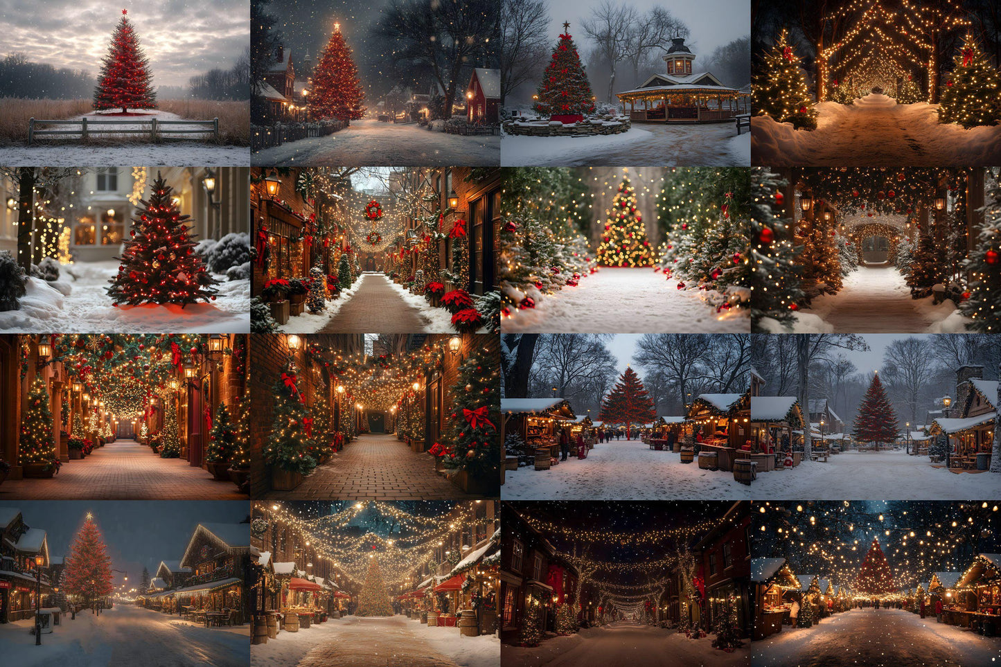:2 Horizontal Christmas Backdrops, Digital Backdrop, Festive Christmas Backdrop Festive Digital Download Christmas Background