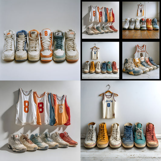 Basketball Photo Backdrop, Sports Photography Background, Worn Shoes Digital Backdrop, Athlete Portrait, Sports Theme, Action Shot Prop