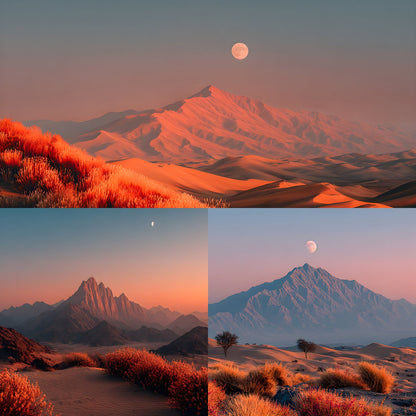 Tranquil Desert Sunset Digital Backdrop, Photography Background for Portraits, Photo Prop, Scenic Desert Scene, Printable Photography Overlay