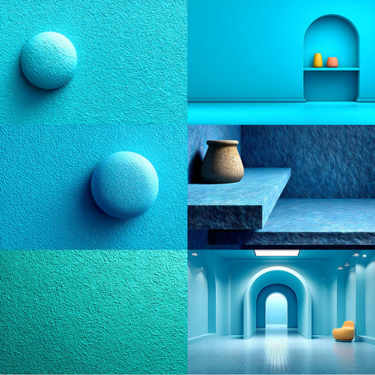 Cyan Solid Color Digital Backdrop, Photography Background for Portrait, Studio Photo, Modern Abstract Texture, Downloadable Image