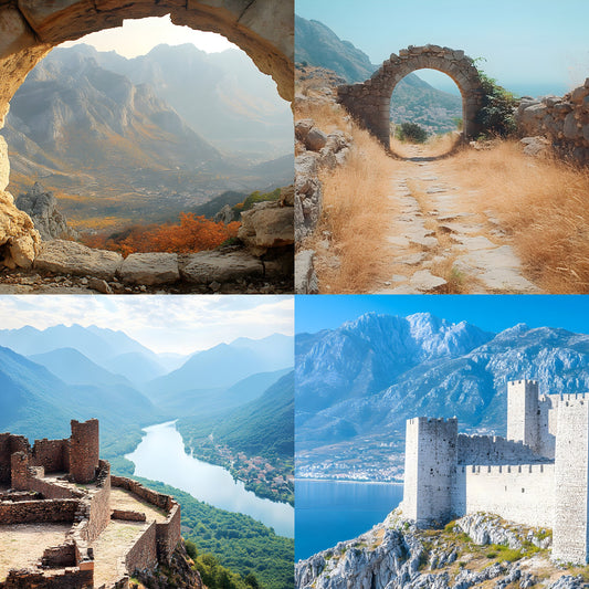 Abandoned Castle Backdrop, European Ruins Background, Photography Digital Download, Fantasy Photo, Medieval Scene, Images