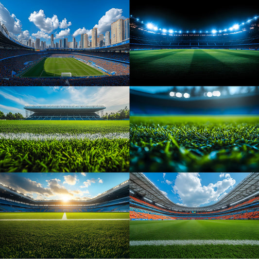 Soccer Stadium Photography Backdrop, Sports Game Background, Digital Download for Athlete Portraits, Fan Photo Booth, Images