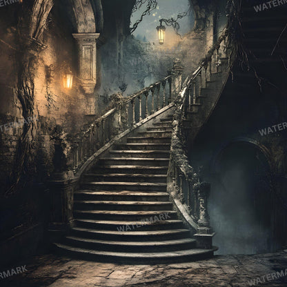 Cursed Castle Gothic Photography Backdrop - Photoshop Master Overlay - Gothic Portraits and Composites - Gothic Background - Gothic Mansion