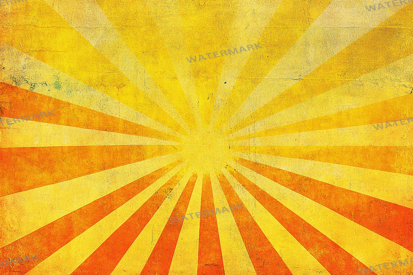 Yellow Sunburst Backdrop: 2PNGs for Retro Photo Backgrounds, Pop Art Photography Props, Groovy Sunshine Digital Backdrops