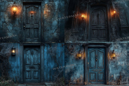 Haunted Mansion Door Backdrops ��������� Spooky Grunge Backdrops for Halloween & Gothic Photography Sessions - Gothic Backdrops and Backgrounds