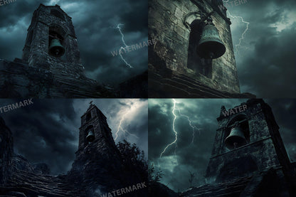 Gothic Backdrops 9Pack - Dark Elegance PNGs 00x00px for Digital Design Projects with Commercial License Available