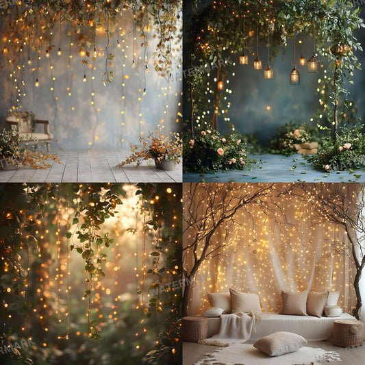 Twinkling Stars Fairy Photography Backdrop 96x96px - Ideal for Studio Portraits  Composites