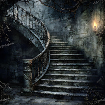 Cursed Castle Gothic Photography Backdrop - Photoshop Master Overlay - Gothic Portraits and Composites - Gothic Background - Gothic Mansion