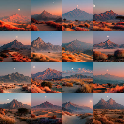 Tranquil Desert Sunset Digital Backdrop, Photography Background for Portraits, Photo Prop, Scenic Desert Scene, Printable Photography Overlay