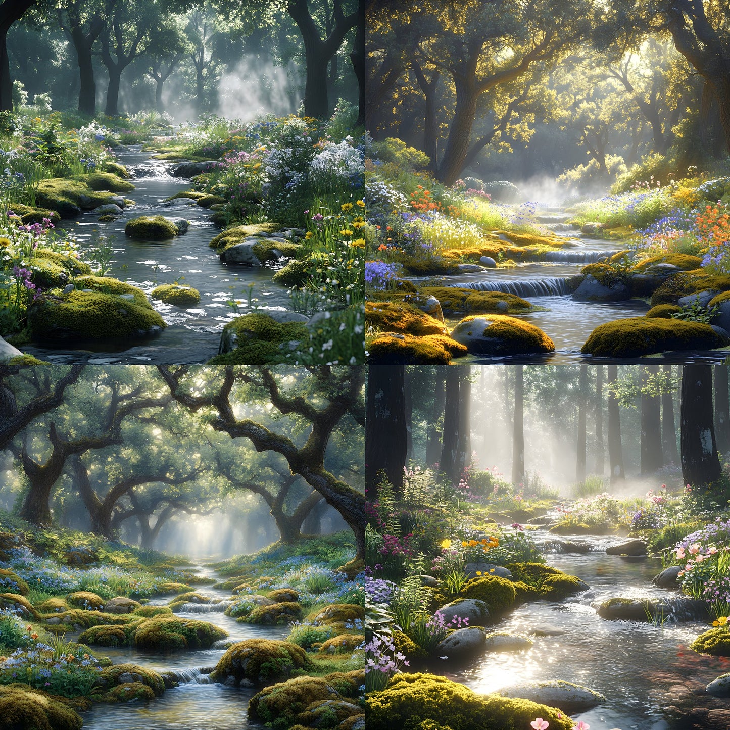 Woodland Botanical Digital Backdrop Set, Photography Backgrounds, Enchanted Forest Photo Overlays, Nature Inspired Scene, Dreamy Photo Design
