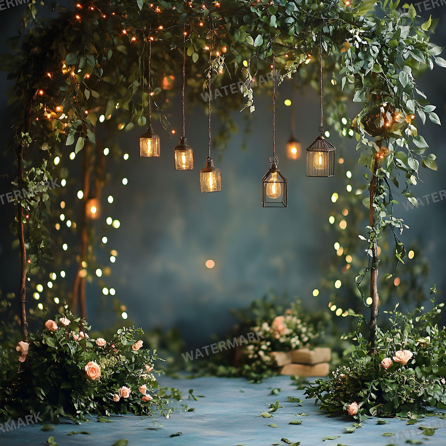 Twinkling Stars Fairy Photography Backdrop 96x96px - Ideal for Studio Portraits  Composites