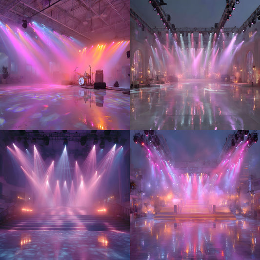Pink Kpop Stage Digital Backdrop, Concert Background for Photography, Music Video Set, Square Photo Booth Prop, Idol Birthday Party Decoration