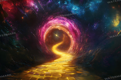 Magic Portal in Yellow Brick Road_4Images_Wizard of Oz Backdrops | Dorothy Wizard of OZ Backdrops