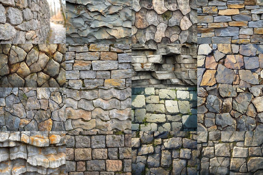 Warm Inviting Textured Stone Wall Backdrops for Digital Art  Photography  00x00px PNG Files  Commercial Use Allowed