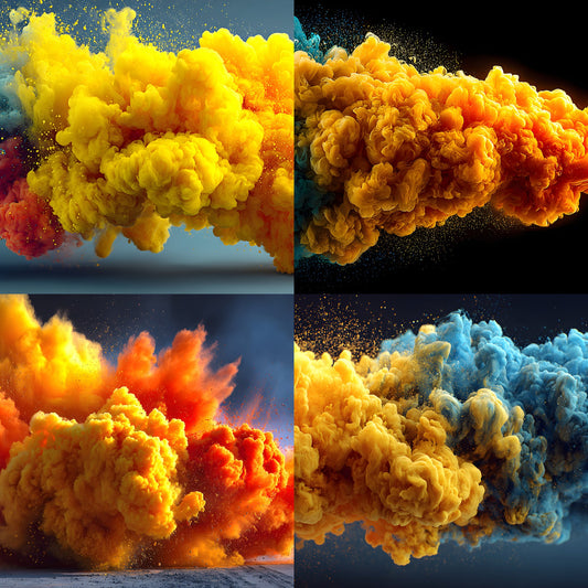 Yellow Smoke Photography Backdrop, Abstract Texture Background for Portraits, Digital Download for Photoshop Composites, Artistic Photo Overlays