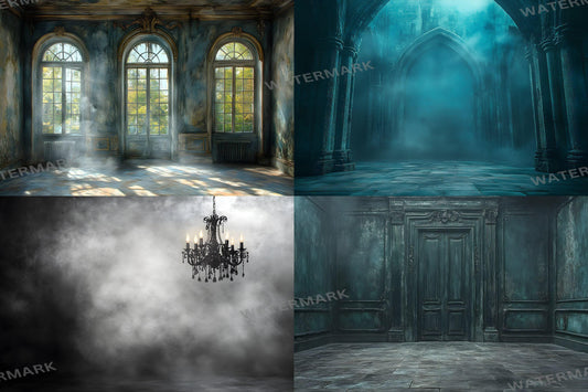 Gothic Backdrops for Photography, Dark Digital Backgrounds, Spooky Halloween Overlays, Gothic Scenes, and Photoshop PNGs