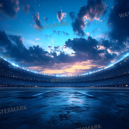 Sports Stadium Digital Backdrop, Empty Arena Background for Photography, Photo Overlay, Sports Team Fan Photo, Action Shot Composite