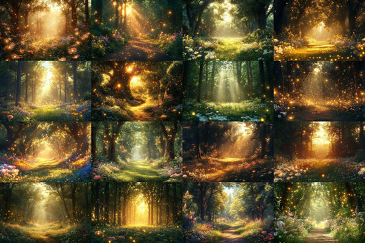 High-Resolution Fairytale Forest PNG Backdrops - Enchanting Photography  Design D������cor