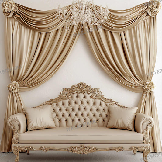 Luxurious Wedding Backdrops | Elegant Palace Wedding Backgrounds for Photography, Photoshop Composite, Master Overlay, Event Decor