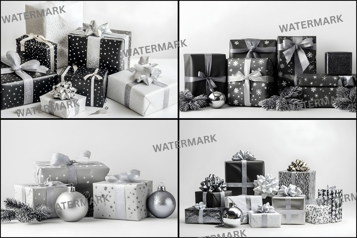 Christmas Backdrops Photography, Holiday Photo Backgrounds, Gift Display Digital Backdrop, Winter Scene, Festive Photography, Christmas Gift Display