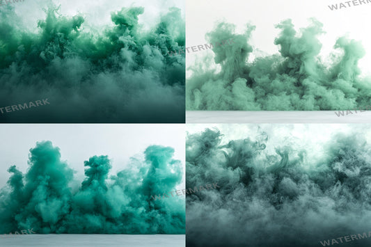 Green Smoke Backdrops, Mystical Fog Overlays, Dreamy Vapor Effects, Eerie Mist Textures, Atmospheric Digital Backgrounds for Creators