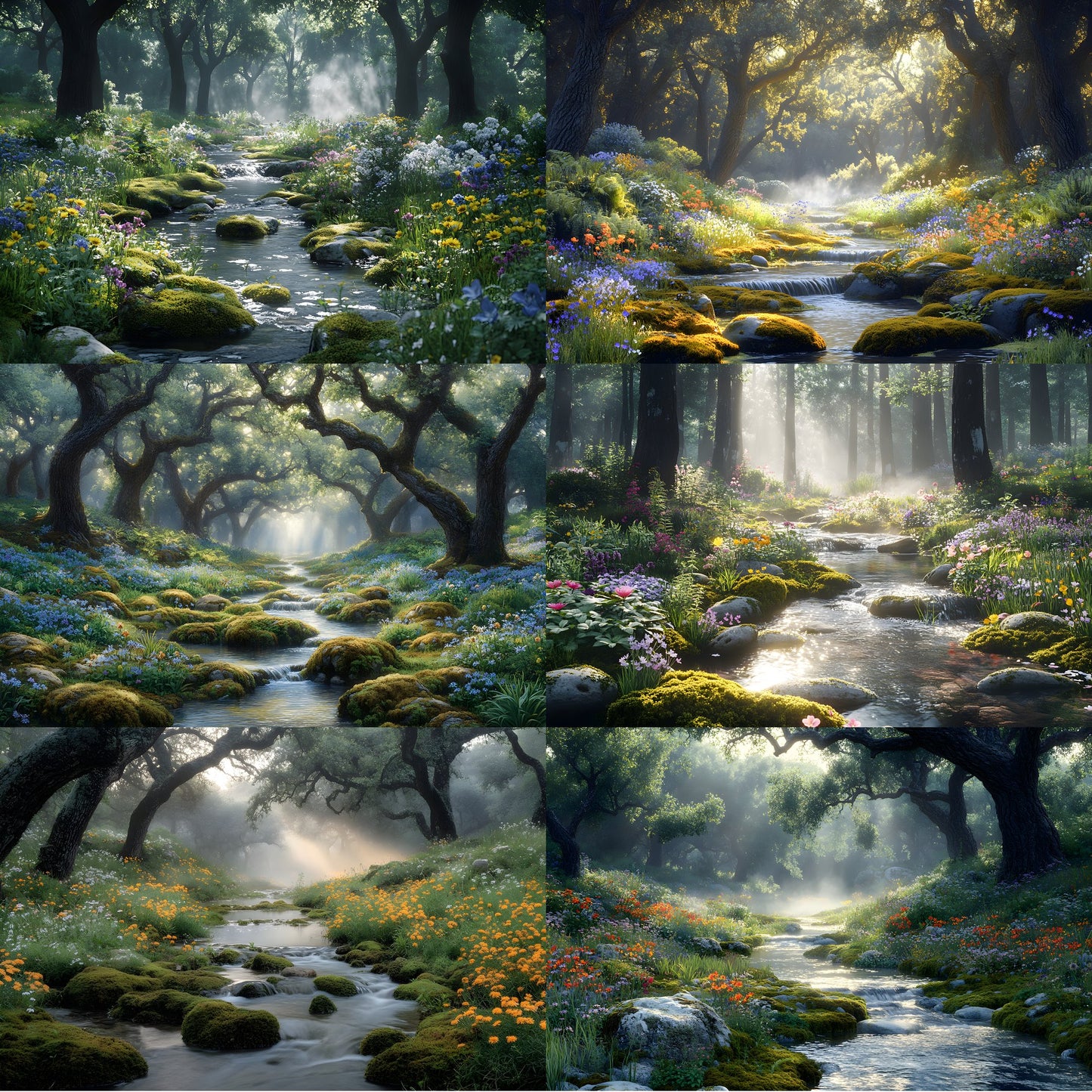 Woodland Botanical Digital Backdrop Set, Photography Backgrounds, Enchanted Forest Photo Overlays, Nature Inspired Scene, Dreamy Photo Design