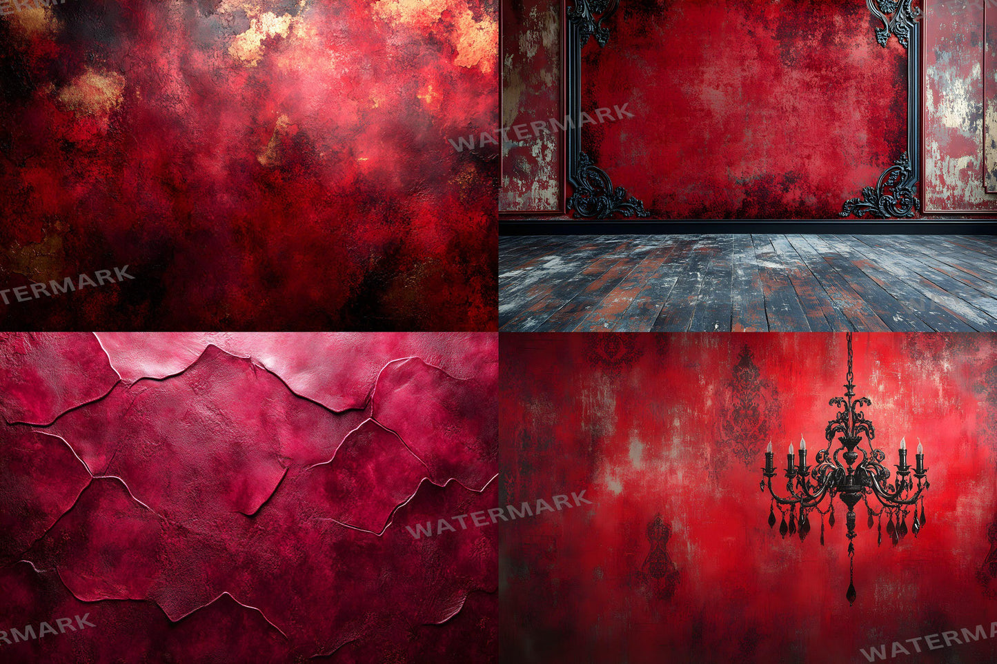 Crimson Velvet Backdrops, Rich Red Fabric Texture Digital Background, Luxurious Moody Romantic Studio Photo Booth Prop, Elegant Drapes