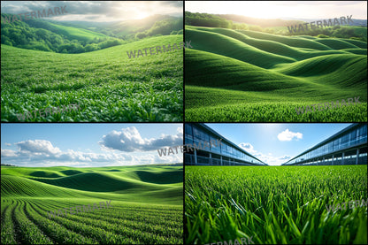 Sporty Green Field Backdrop for Photography, Lush Background, Digital Download for Sports Portraits, Team Photos, and Action Shots